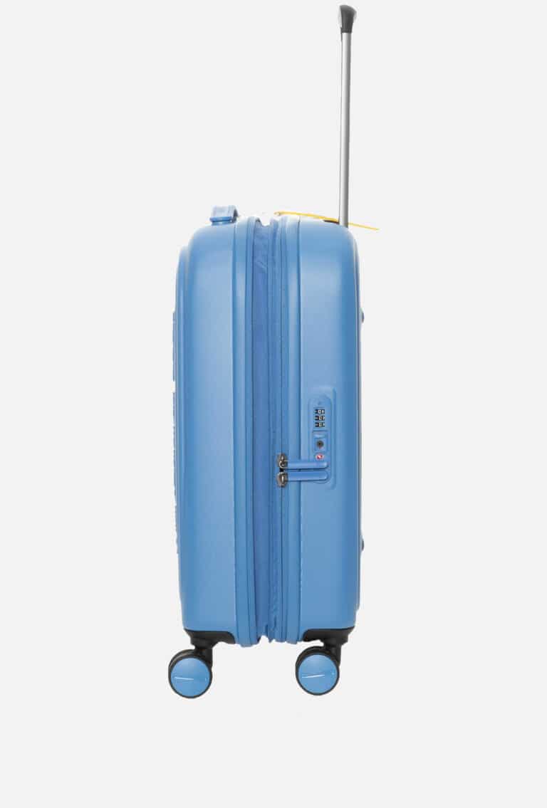 Pepe Jeans Nerea Blue Kabinenkoffer – 40x55x20 Cm, Starres ABS, TSA-Verschluss, 37 Liter, 2,74 Kg, 4 Doppelrollen. Handgepäck-tauglich & Stylisch!