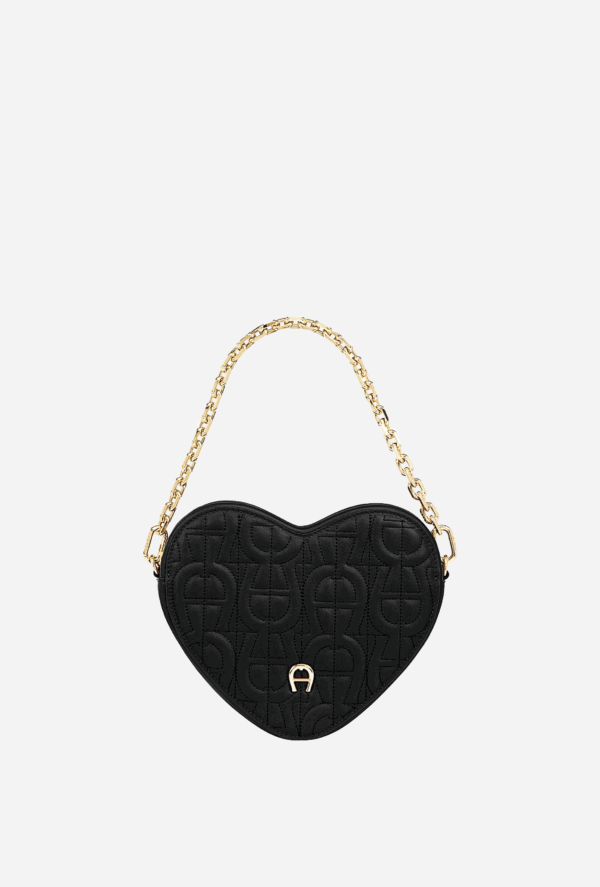 AIGNER Heart Pouch Black