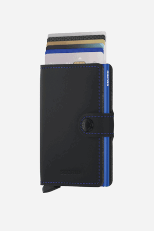 SECRID Miniwallet Matte Black Blue